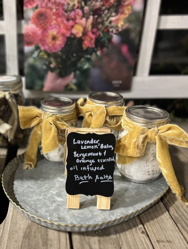 Lavender and Lemon Balm Bath Salts